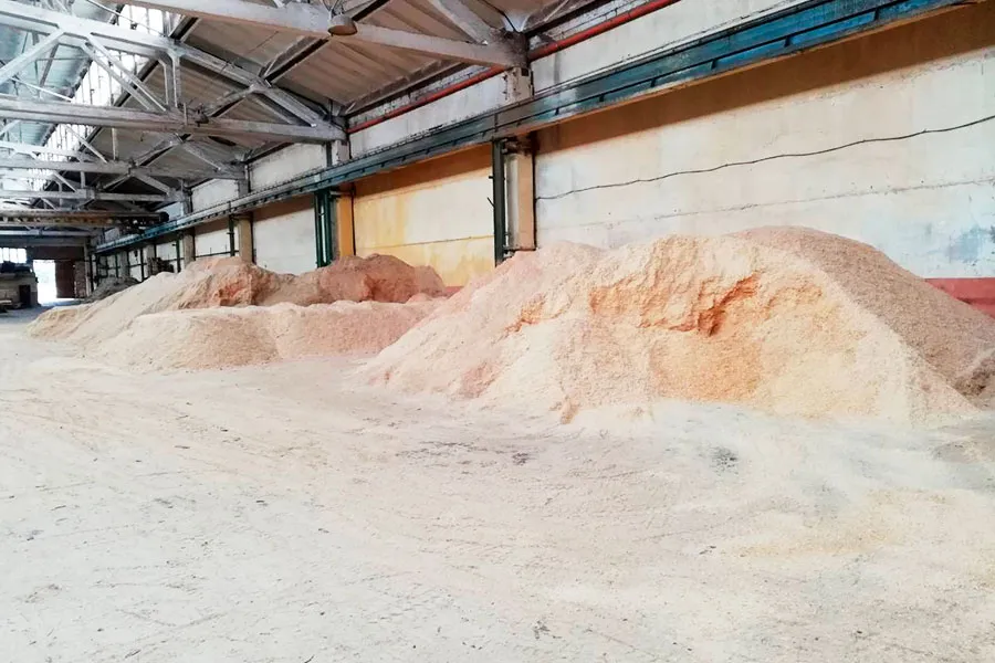 Производство древесной муки в Майкопе